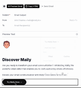 Visual example of maily's current block editor