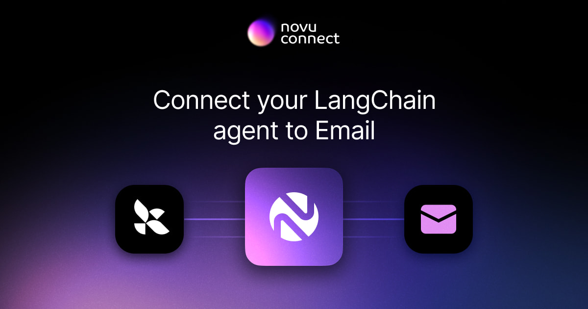 Connect your LangChain agent to Email with Novu Connect