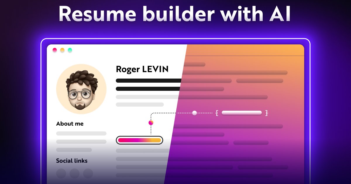resume builder react