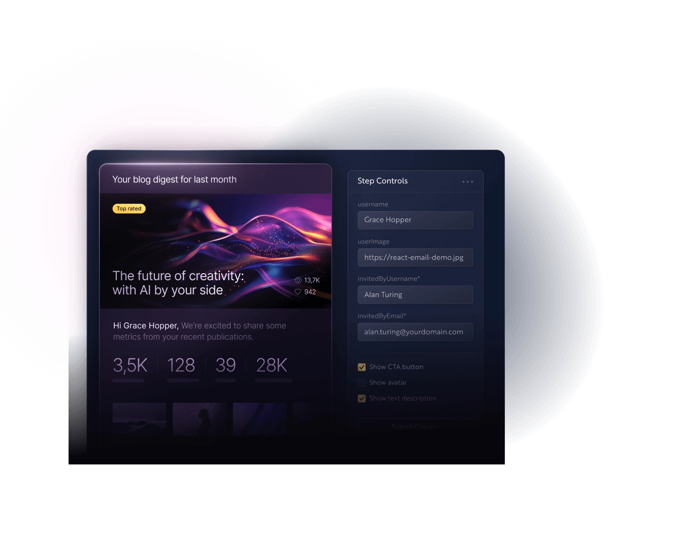 Notification content