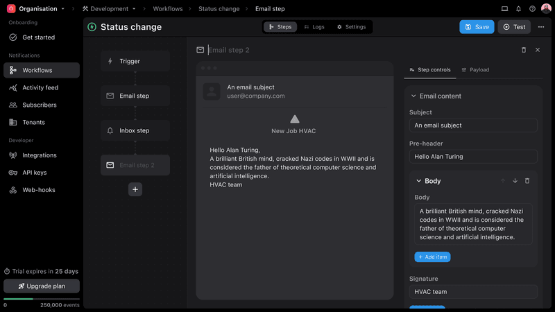 GUI-based workflows